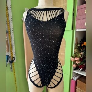 Rhinestone bodysuit